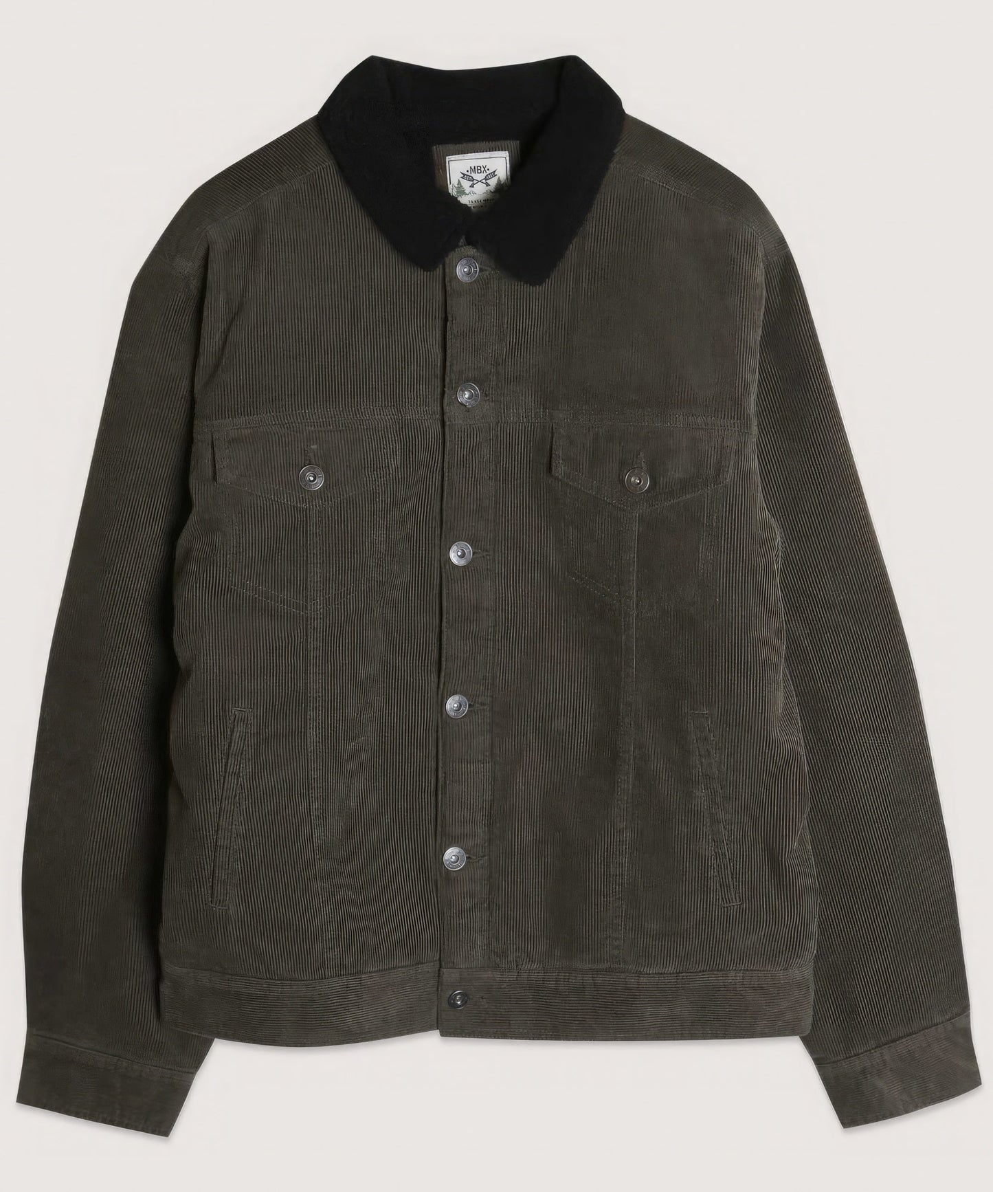 Casual Corduroy Lined Trucker Jacket – Rugged & Stylish classic design