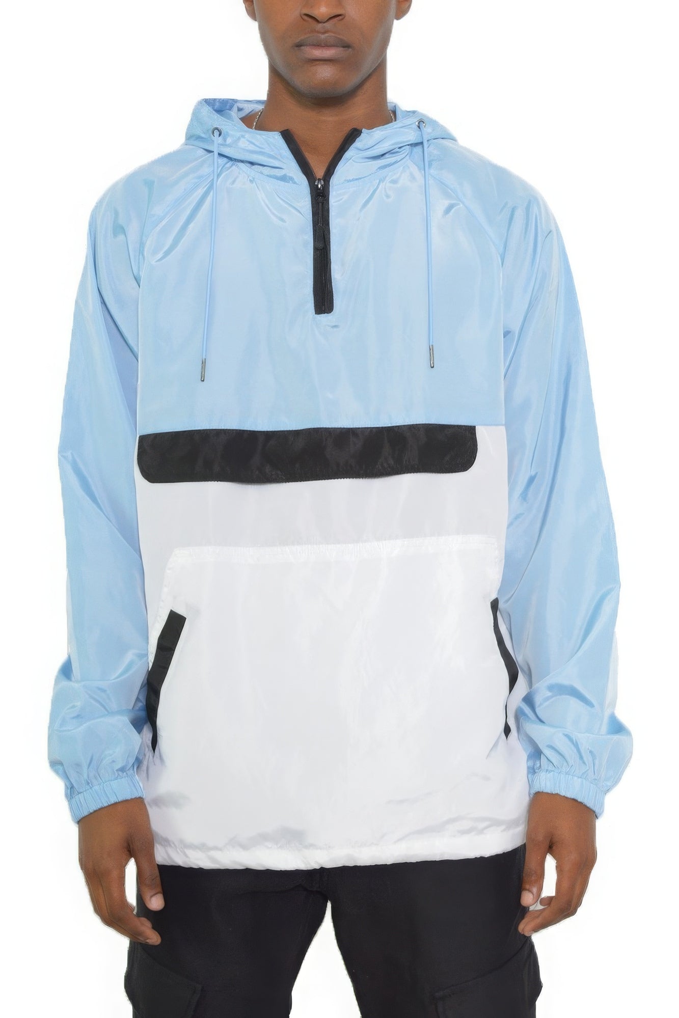 Color Block Pullover Windbreaker