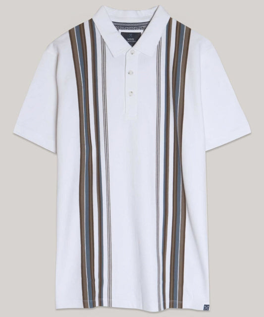 Striped Polo – Stylish & Versatile Comfort crafted from luxe baby pipu 